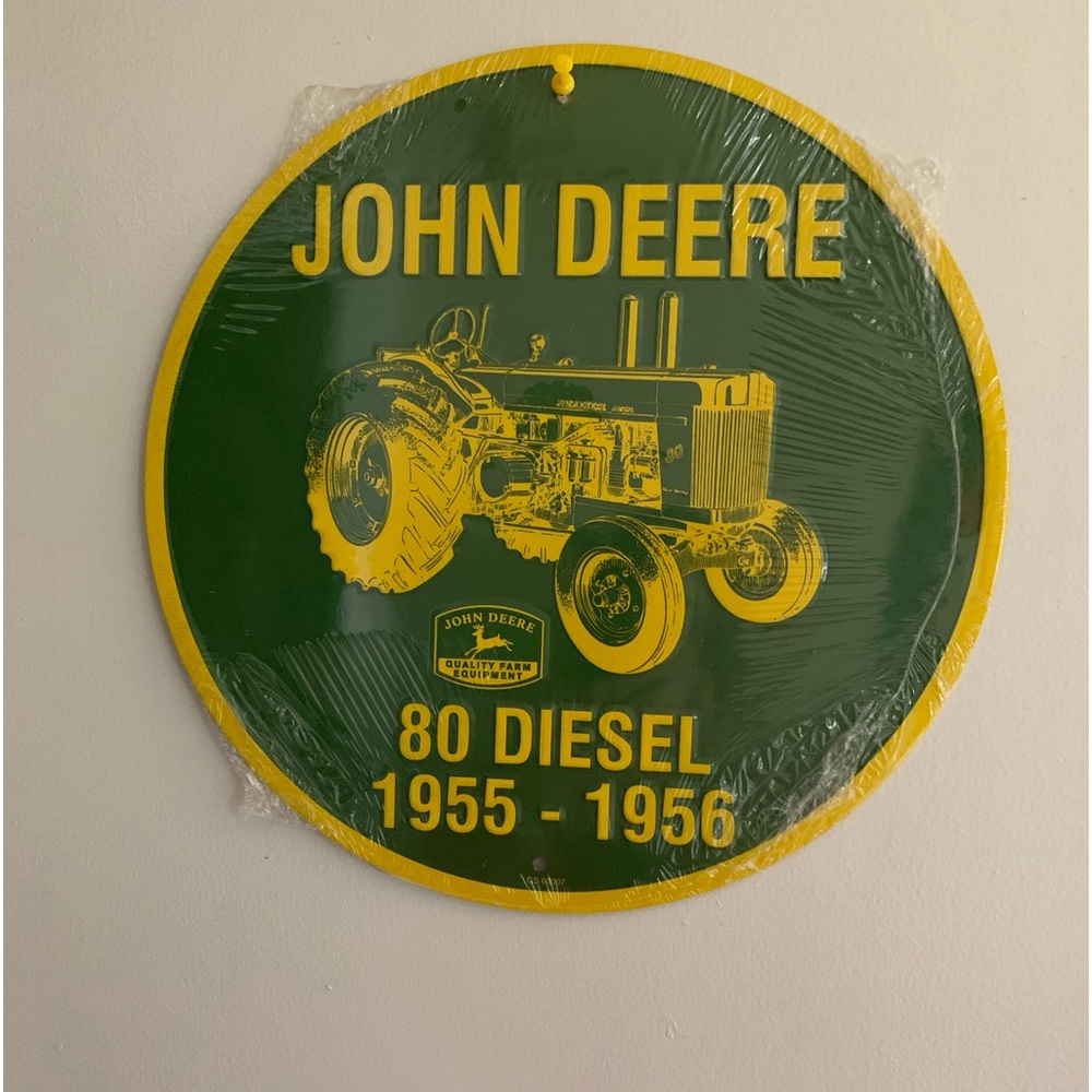 John Deere Wall Sign, new.
